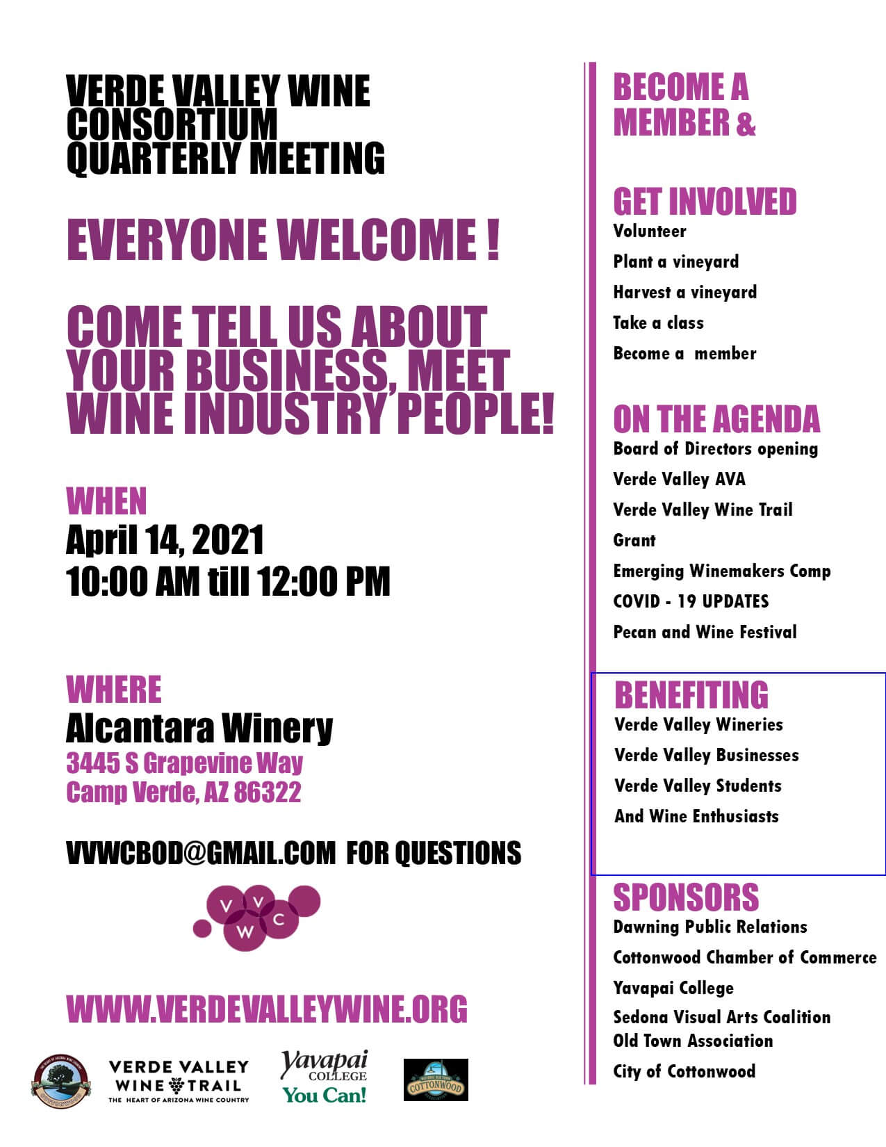 Quarterly Meeting – April 2021