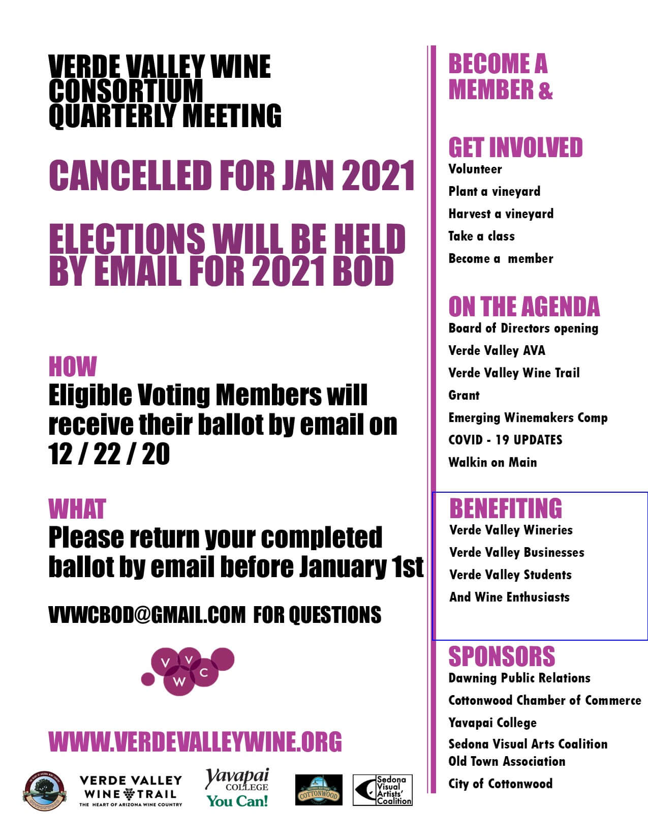 Quarterly Meeting – January 2021