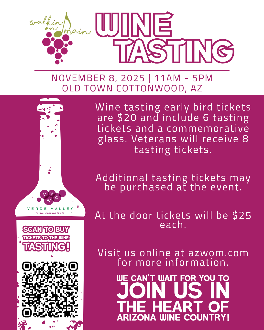 Walkin’ on Main Comes to Cottonwood for 2025!