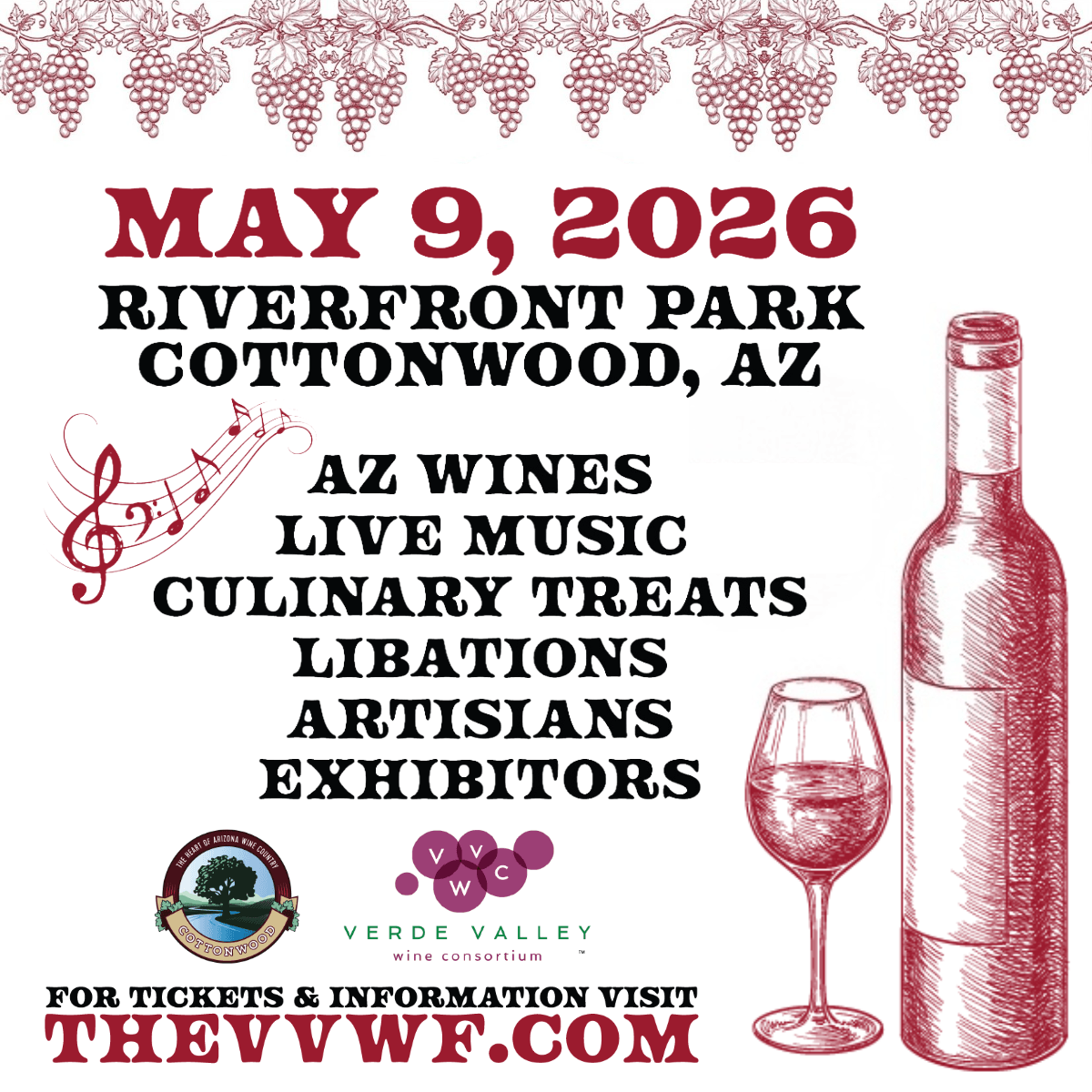 Verde Valley Wine Festival – May 9!